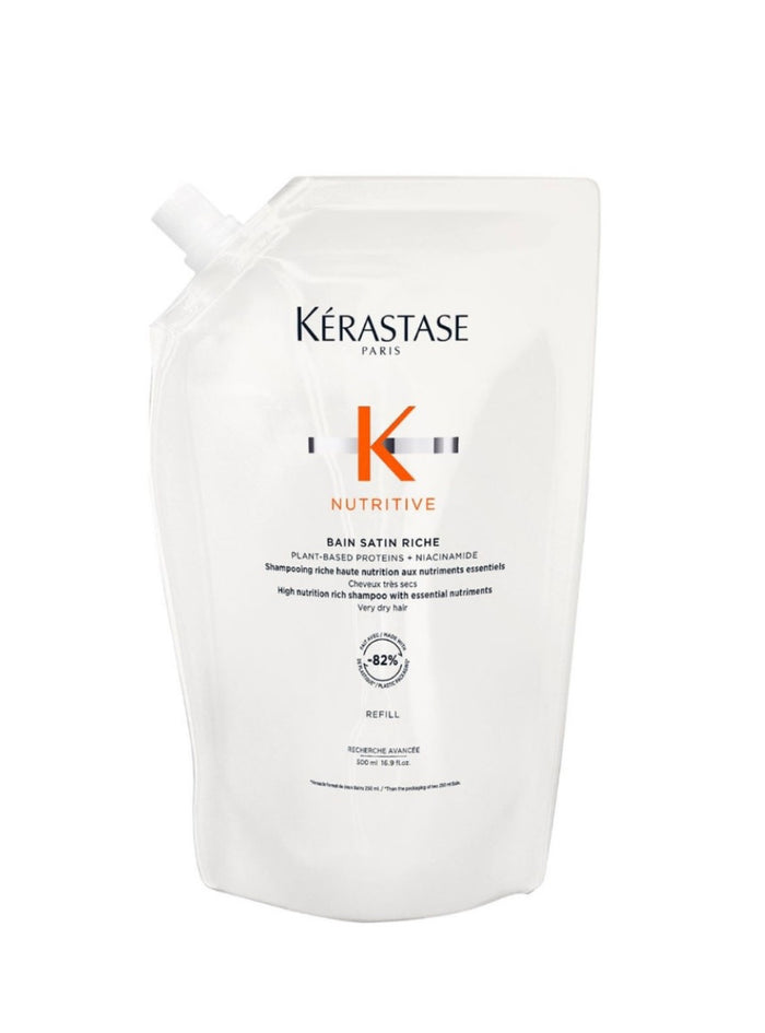 Éco-Recharge de Shampoing Nutritive Bain Satin Riche 500 ml