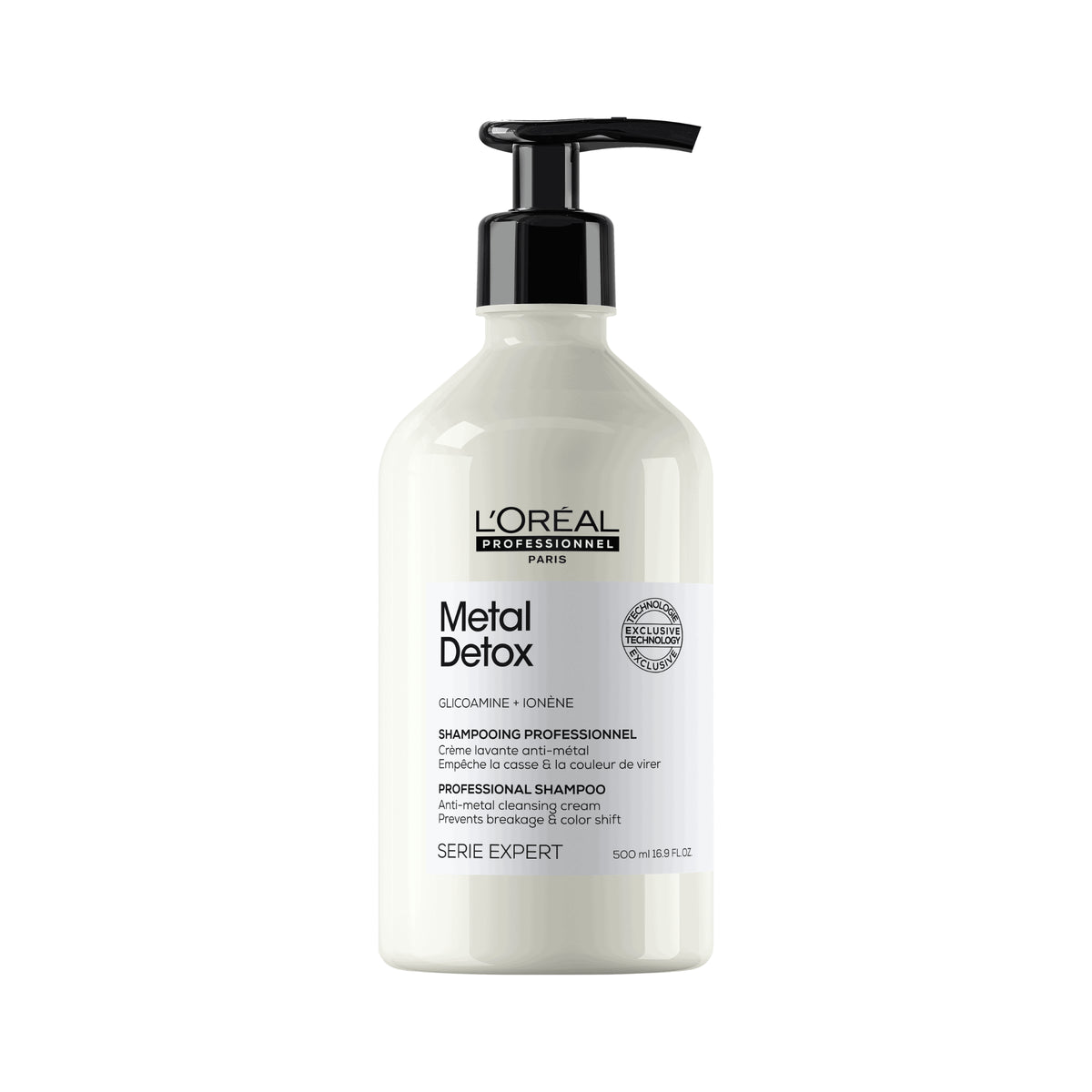 Duo bouteille et recharge Shampoing Crème Lavante Anti-Métal 2x500ml