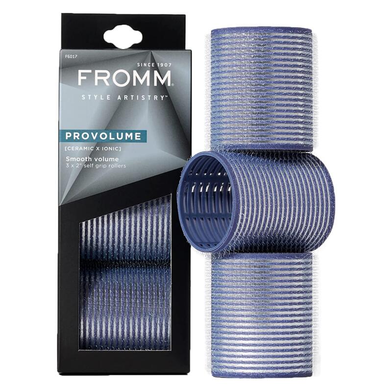 3 Rouleaux céramique bleu Pro Volume 2''