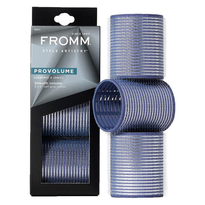 3 Rouleaux céramique bleu Pro Volume 2''