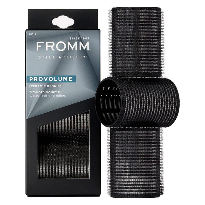 3 Rouleaux céramique noir Pro Volume 1,75''