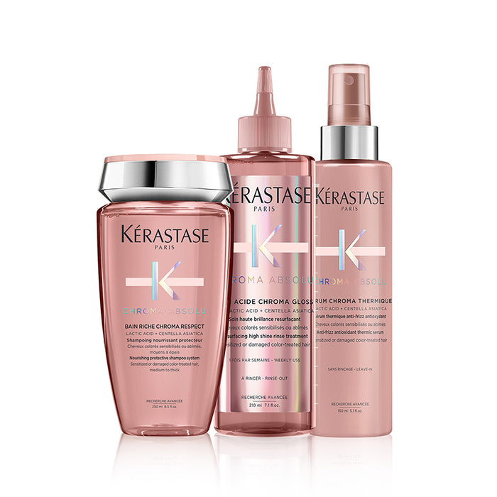 Routine Chroma Absolu Illuminatrice pour cheveux colorés