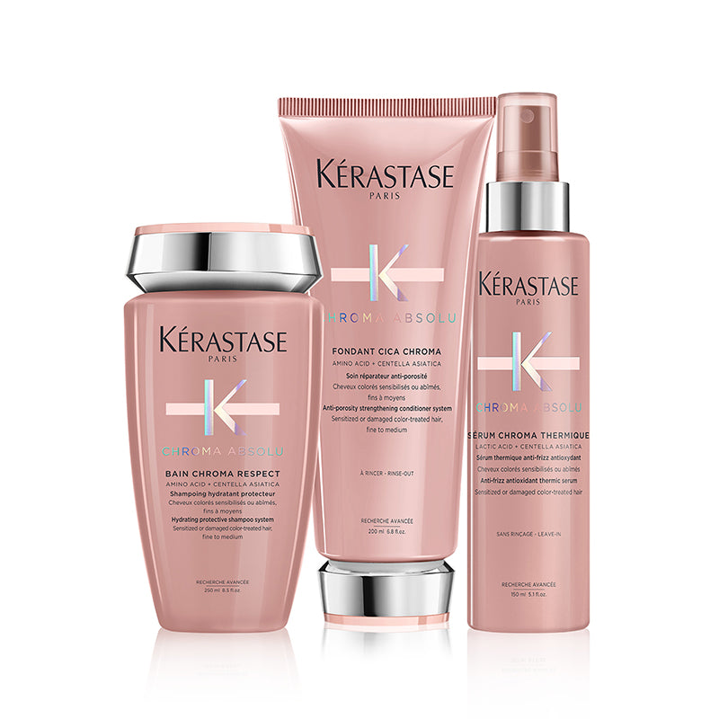 Routine Chroma Absolu Réparatrice pour cheveux colorés