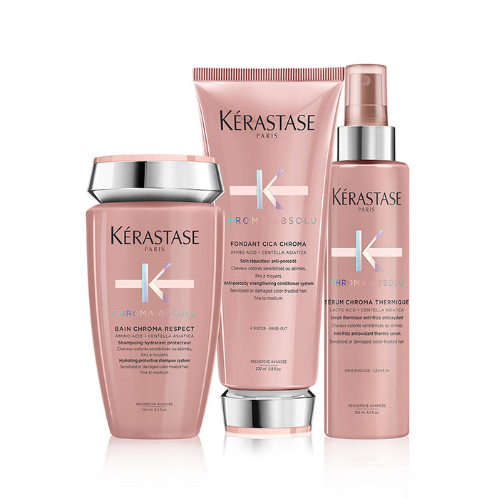 Routine Chroma Absolu Réparatrice pour cheveux colorés