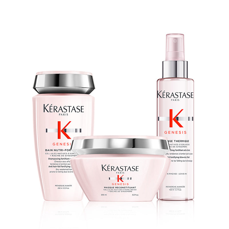 Routine Genesis fortifiante pour cheveux secs et épais