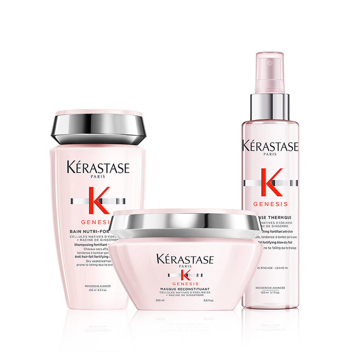 Routine Genesis fortifiante pour cheveux secs et épais
