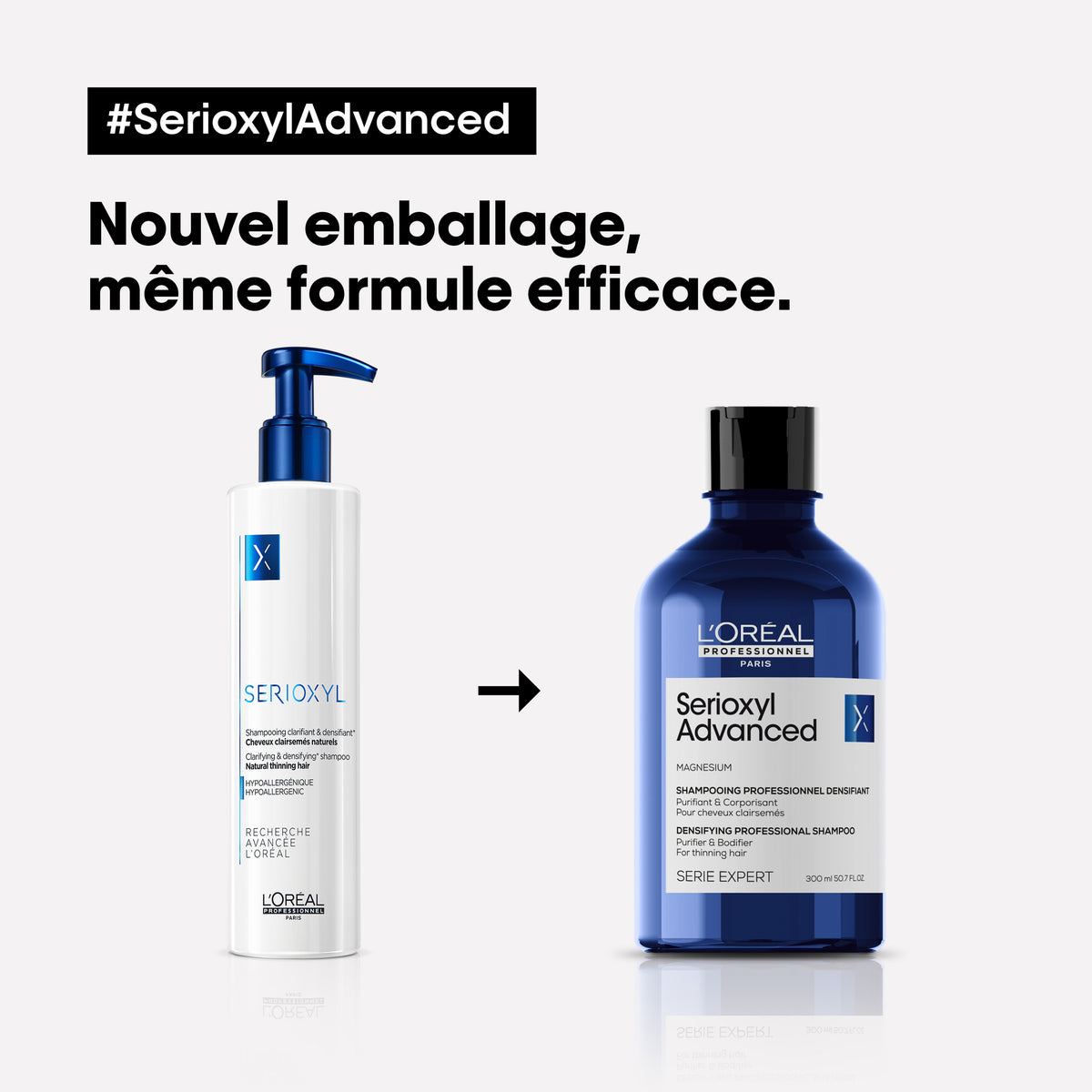 Serioxyl Advanced Shampooing Purifiant Et Corporisant 500 ml