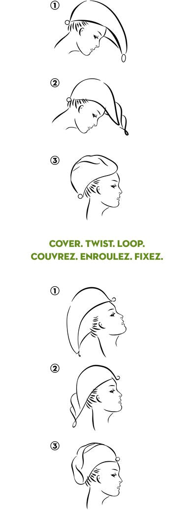 Serviette-Turban en Bambou