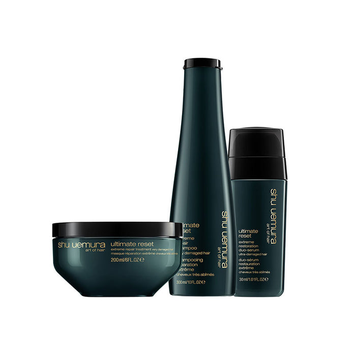 Routine Ultimate Reset Réparatrice pour les cheveux très abîmés moyens à épais