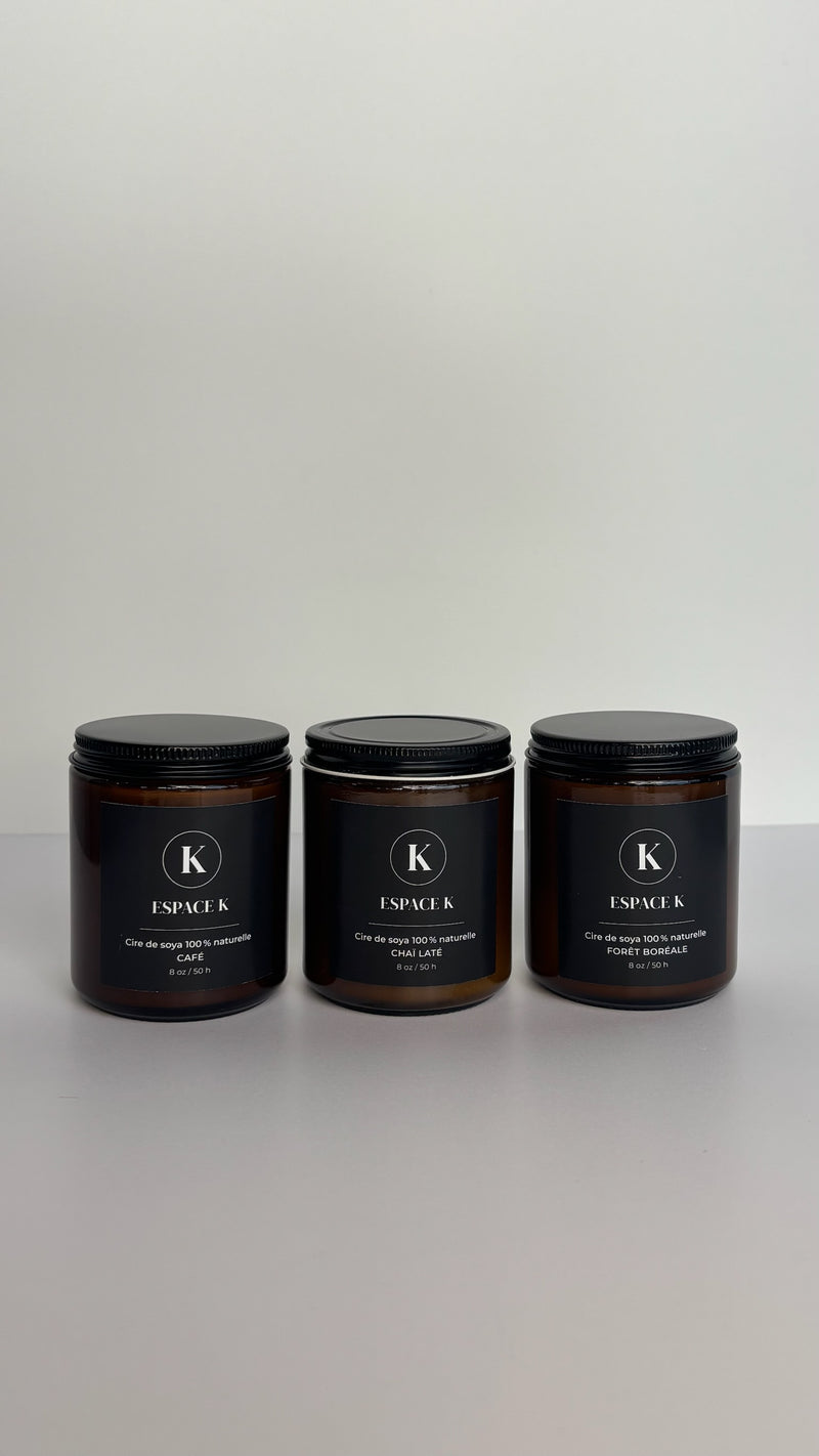 Chandelle crépitante 8 oz